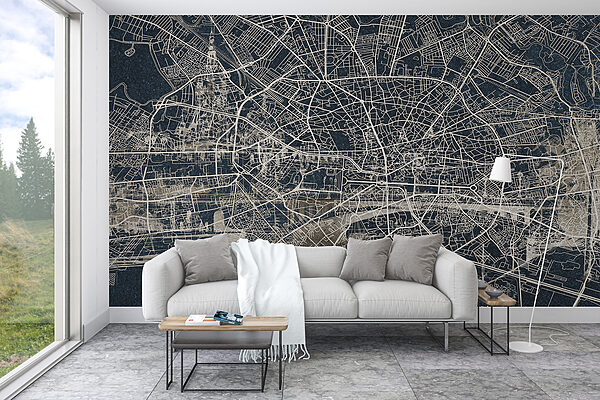 Mapa de uma cidade Mapa de uma cidade
