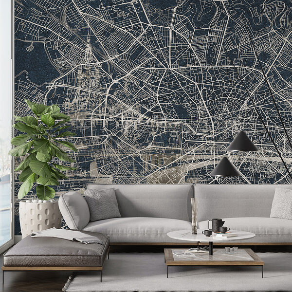 Mapa de uma cidade Mapa de uma cidade