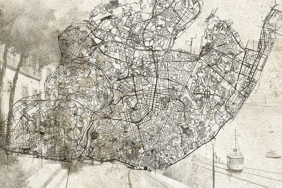 Mapa de uma cidade