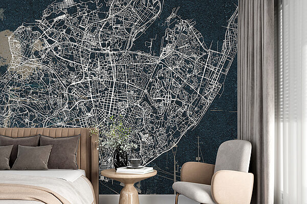 Mapa de uma cidade Mapa de uma cidade