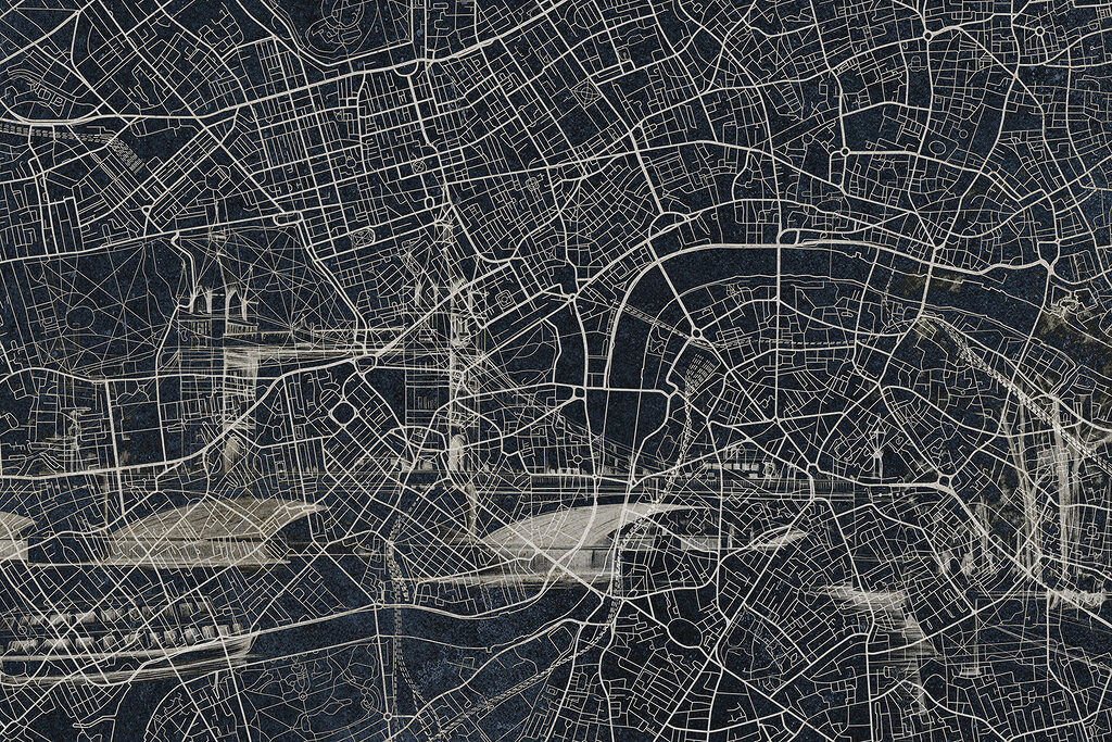 Mapa de uma cidade Mapa de uma cidade