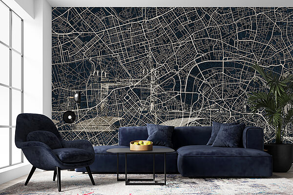 Mapa de uma cidade Mapa de uma cidade