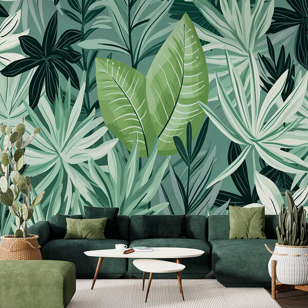 Folhas e plantas verdes Folhas e plantas verdes
