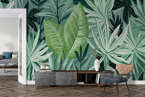 Folhas e plantas verdes Folhas e plantas verdes