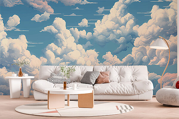 Céu azul com nuvens Céu azul com nuvens