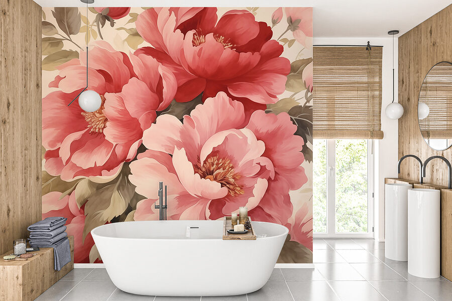 Papel de parede Grande plano de flores - Image 2