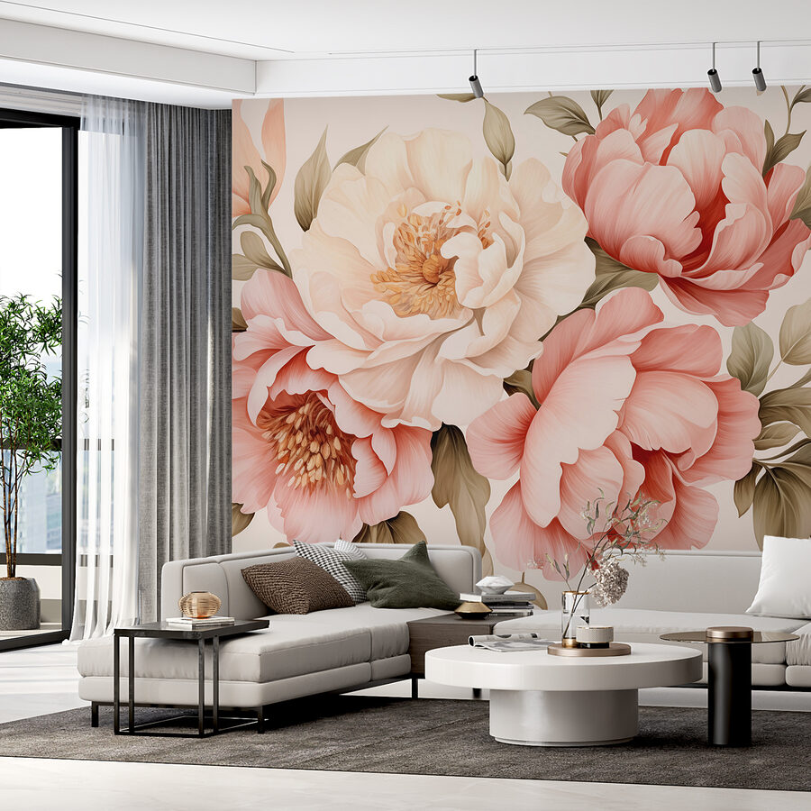 Papel de parede Grande plano de flores - Image 2