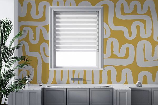 Labirinto branco e amarelo Labirinto branco e amarelo