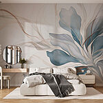 Papel de parede Grande plano de uma flor