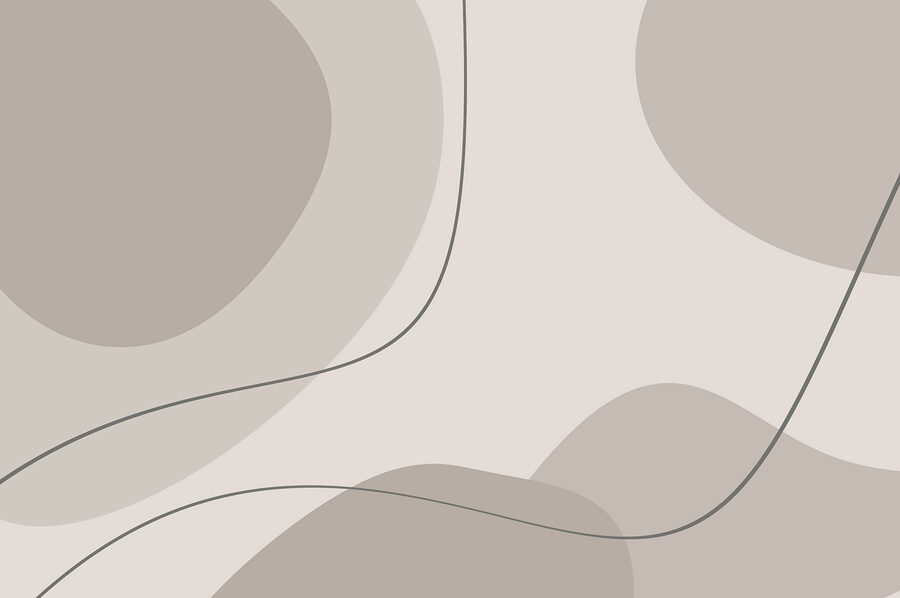 Fundo cinzento e branco com linhas curvas