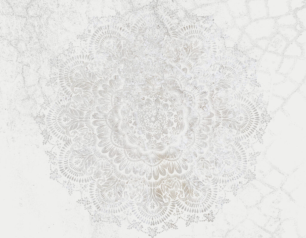 Padrão circular branco numa superfície branca Padrão circular branco numa superfície branca