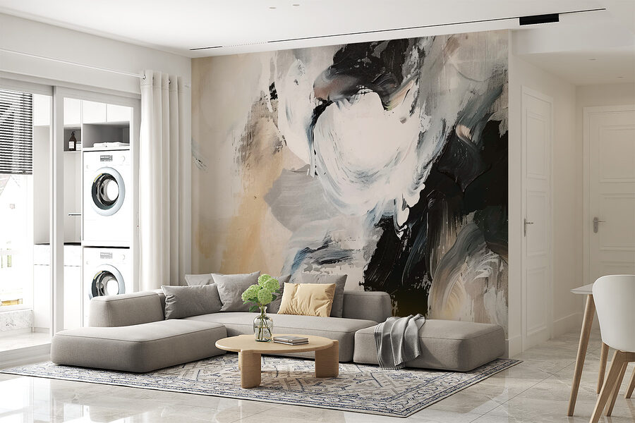 Grande plano de um quadro