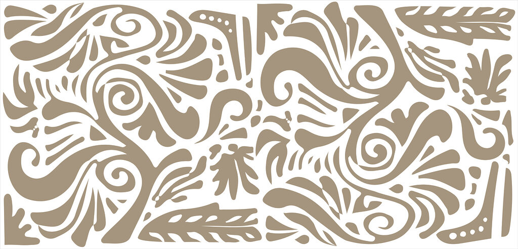 White and brown pattern