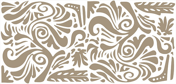 White and brown pattern