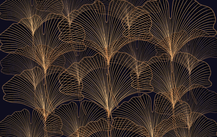 Elegância cintilante em linhas abstractas