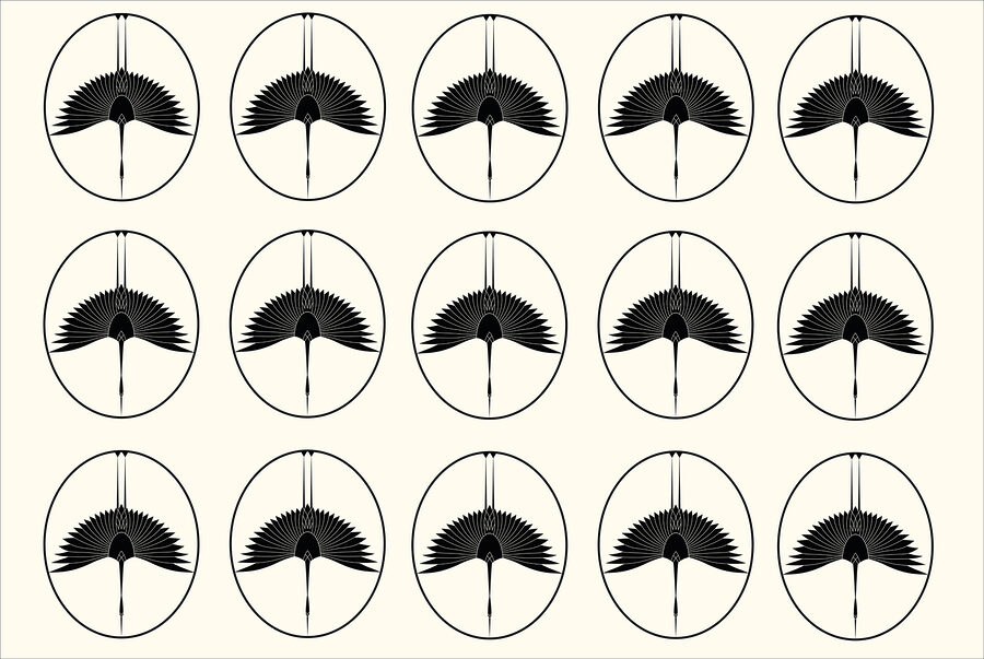 Imagem a preto e branco de um pássaro Imagem a preto e branco de um pássaro