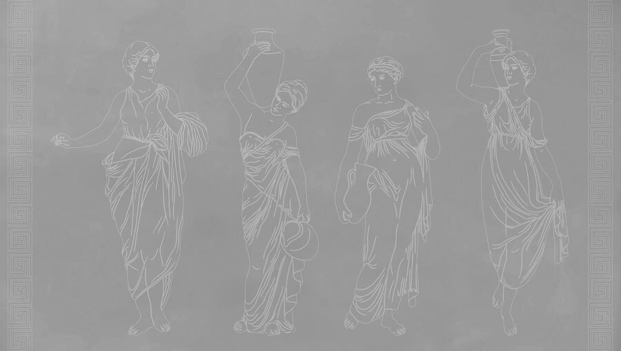 Grupo de mulheres em diferentes poses