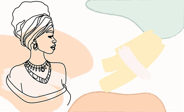 Mulher com turbante Mulher com turbante
