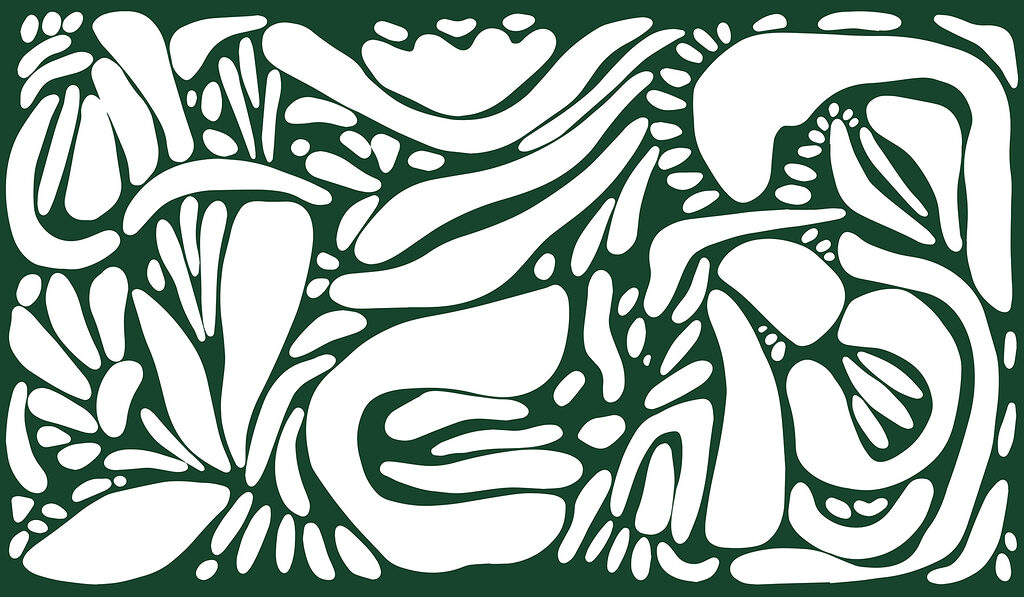 Padrão branco e verde Padrão branco e verde