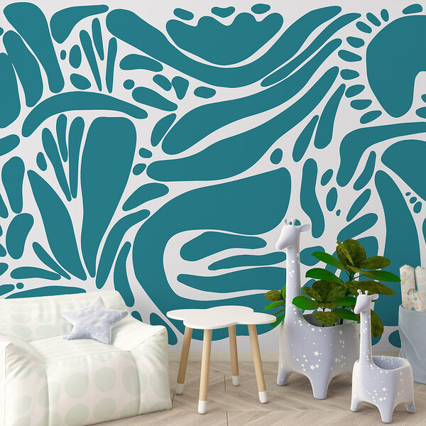 Padrão azul e branco Padrão azul e branco