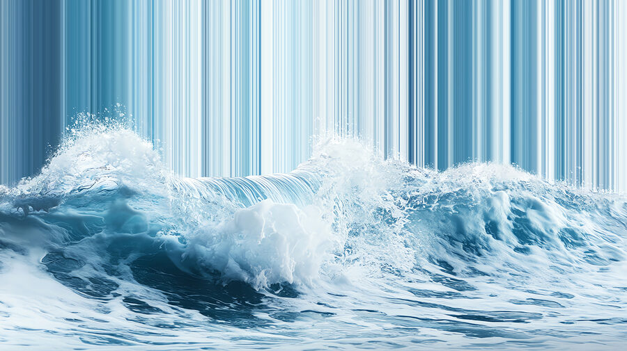 Onda no oceano Onda no oceano