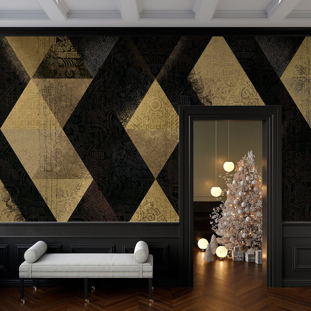 Mosaic of Luminous Triangular Patterns Mosaic of Luminous Triangular Patterns