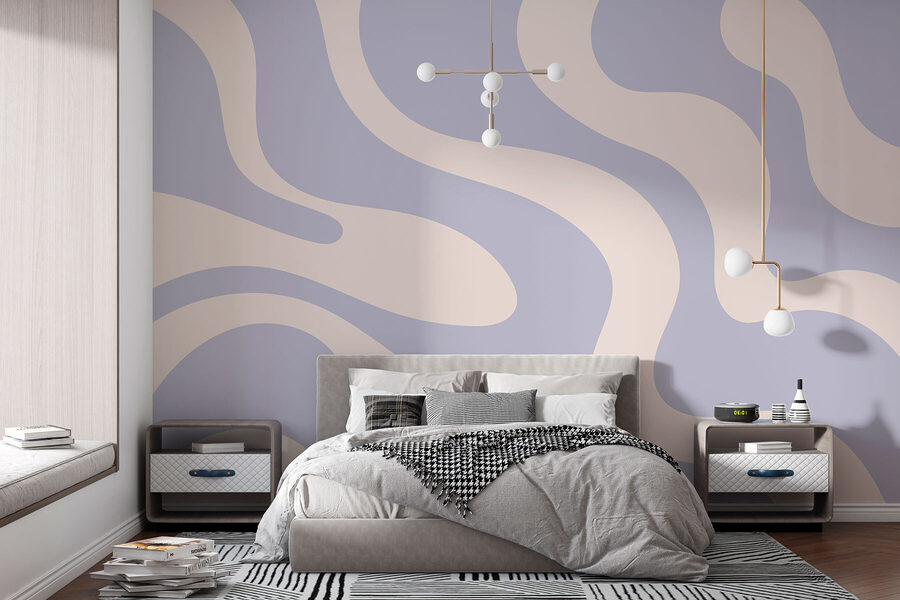 Padrão roxo e branco Padrão roxo e branco
