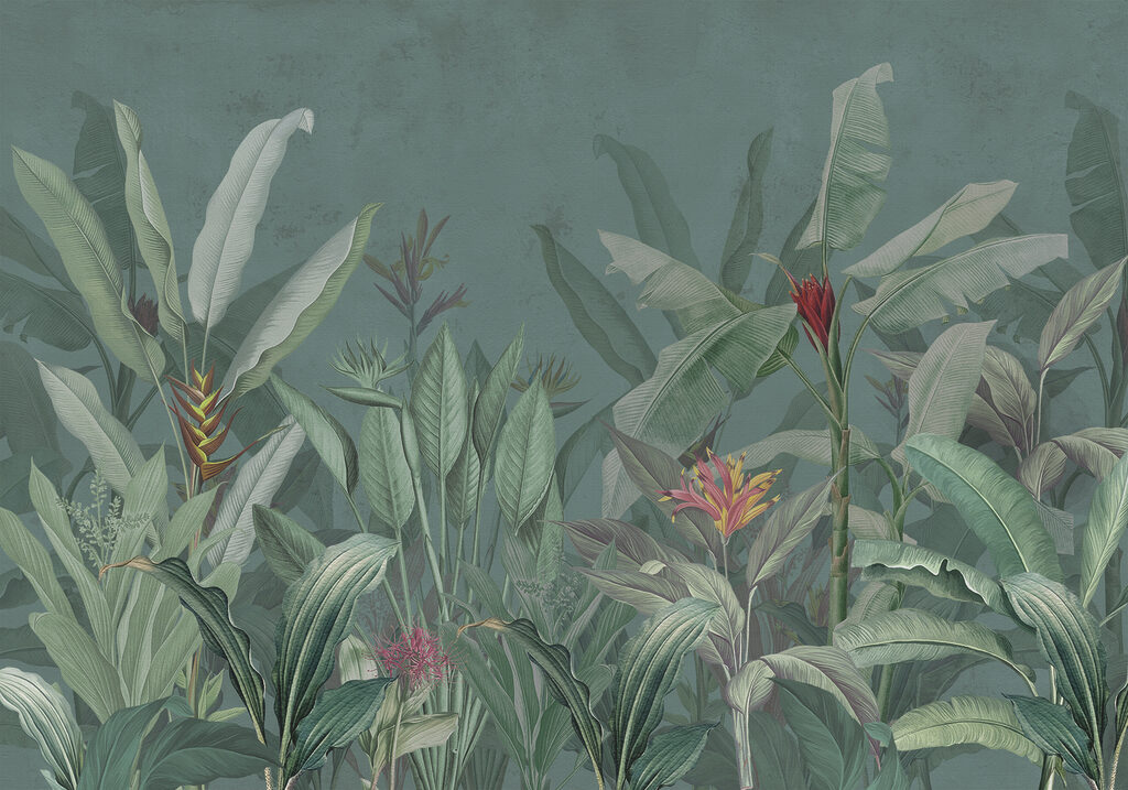 Papel de parede com plantas e flores Papel de parede com plantas e flores