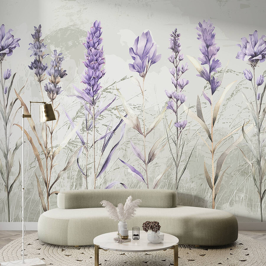 Grande plano de flores
