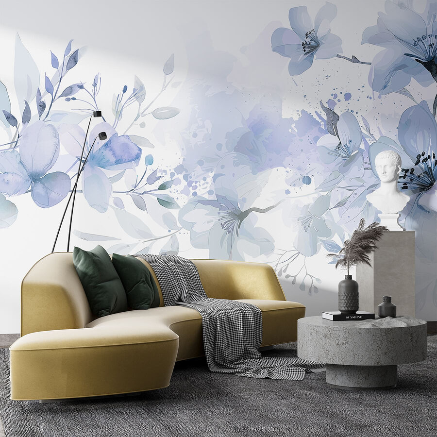 Grande plano de flores