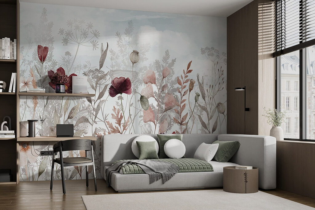 Painting of flowers and plants Painting of flowers and plants