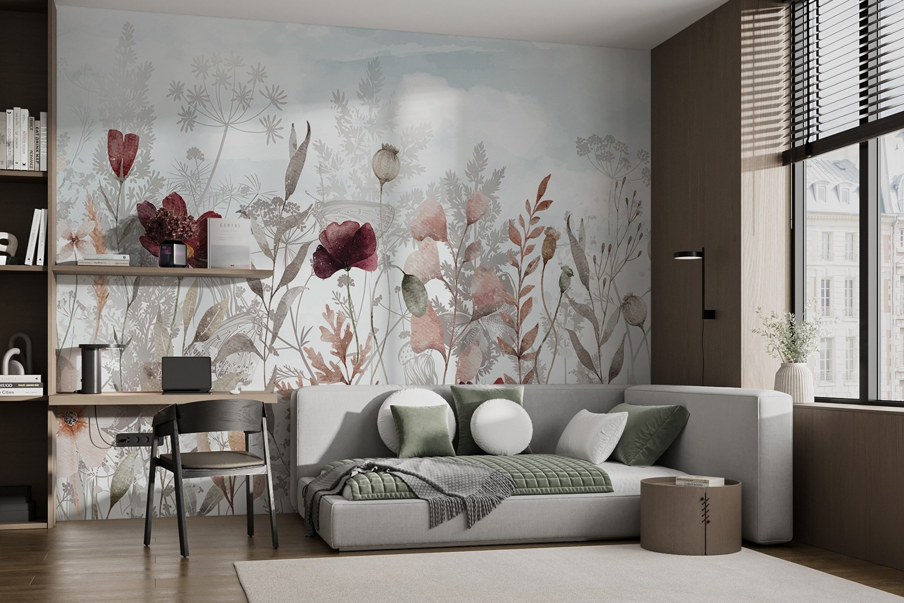 Painting of flowers and plants Painting of flowers and plants