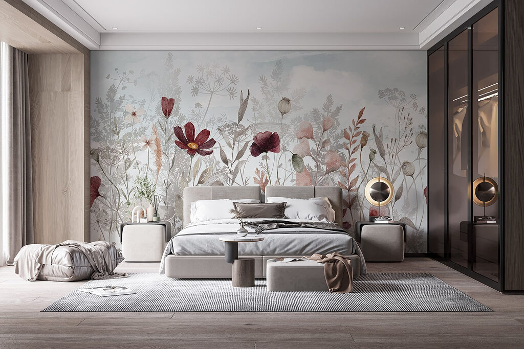 Painting of flowers and plants Painting of flowers and plants