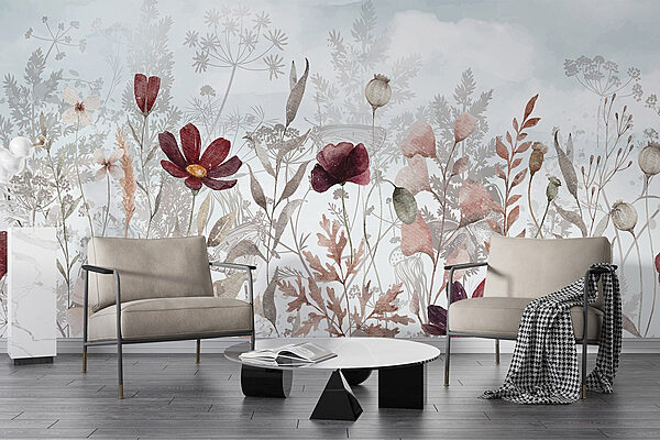 Pintura de flores e plantas Pintura de flores e plantas