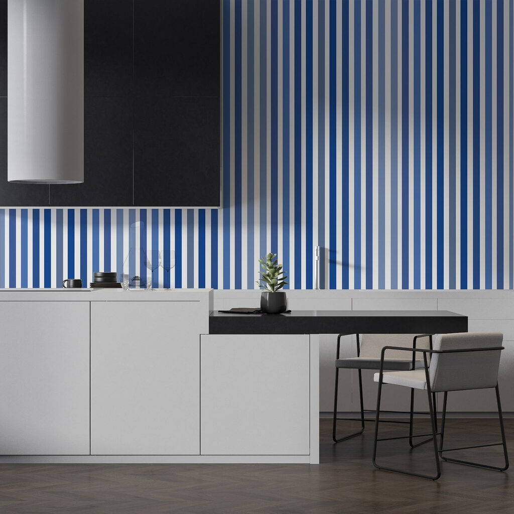 Blue and white striped background Blue and white striped background