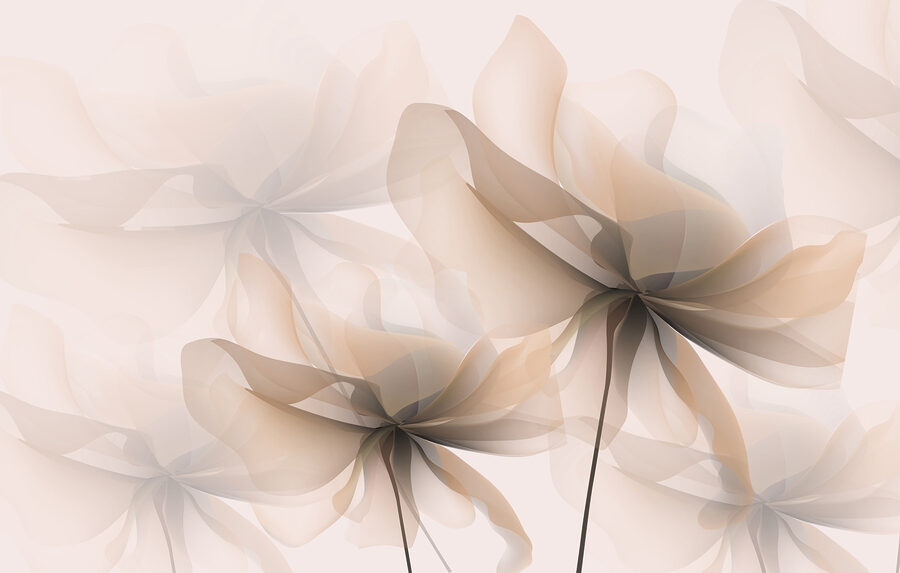 Grande plano de flores