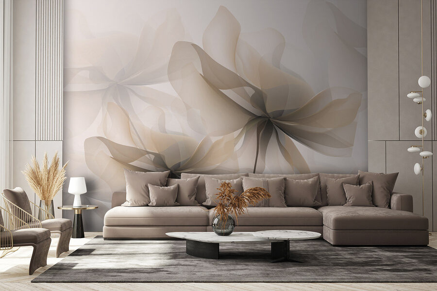 Grande plano de flores