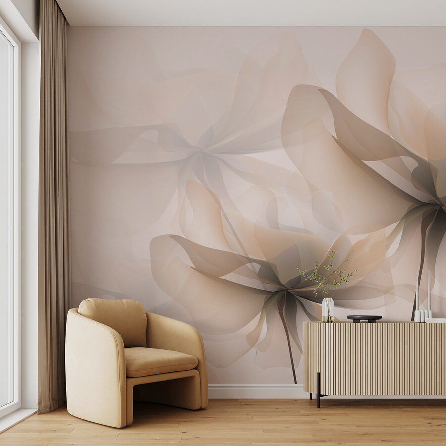 Grande plano de flores