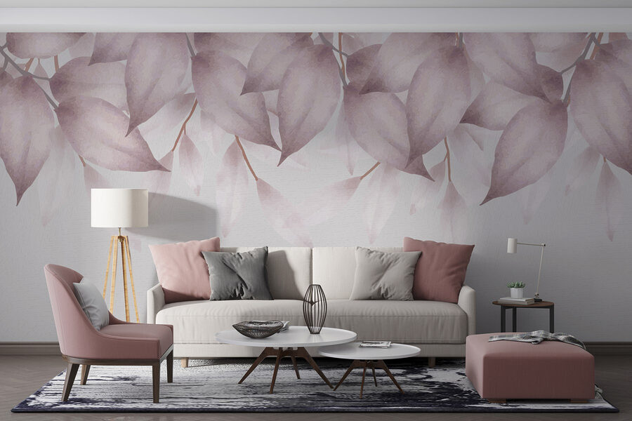 Papel de parede Grande plano das folhas