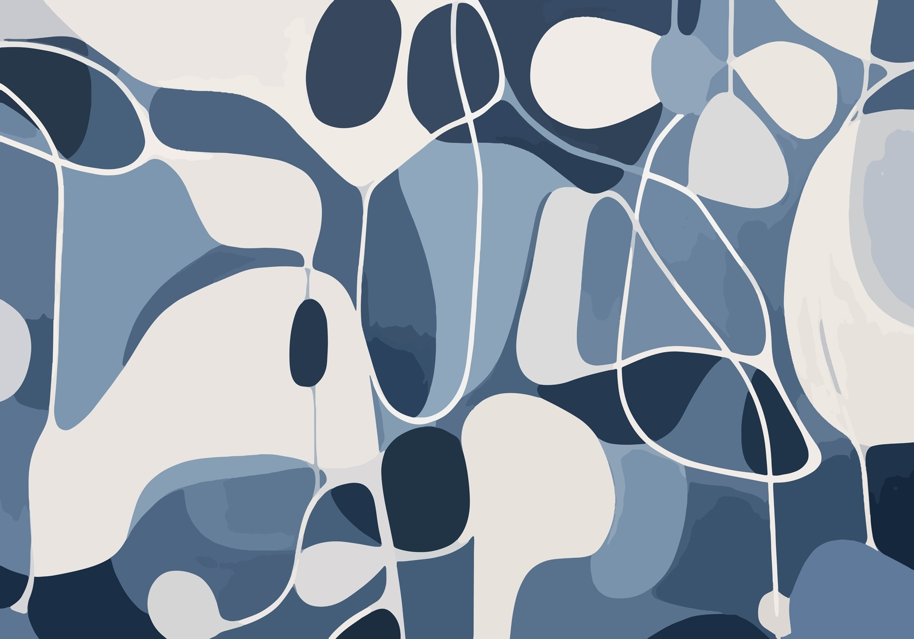 Blue and white pattern