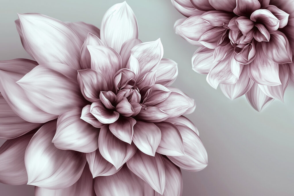 Flores delicadas em tons suaves Flores delicadas em tons suaves
