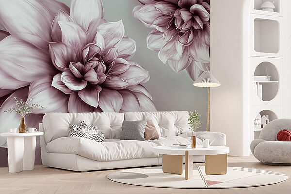 Flores delicadas em tons suaves Flores delicadas em tons suaves
