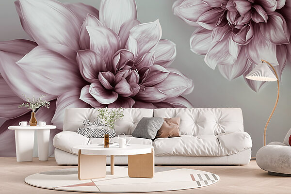 Flores delicadas em tons suaves Flores delicadas em tons suaves