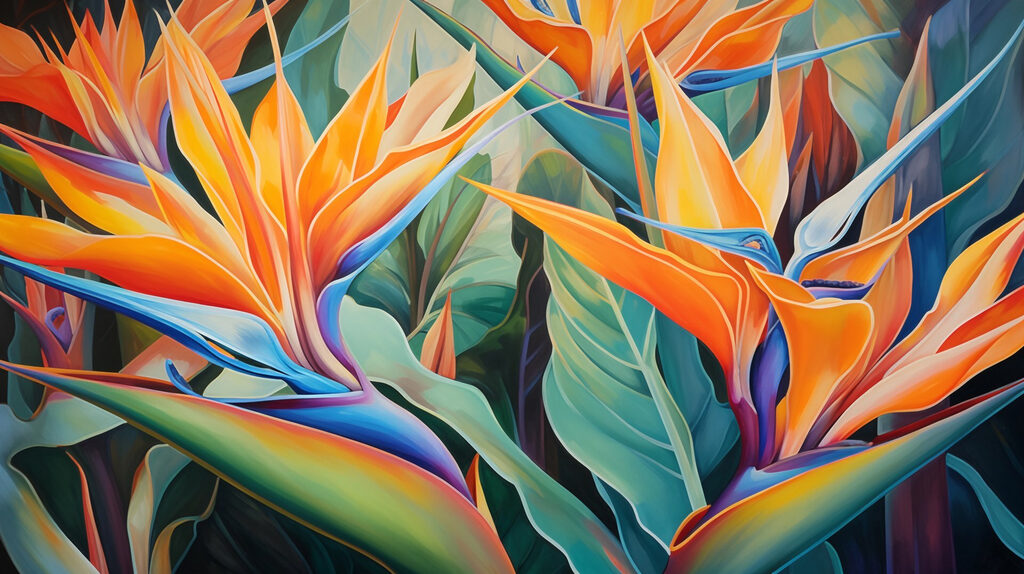 Cores vibrantes em exposição floral Cores vibrantes em exposição floral