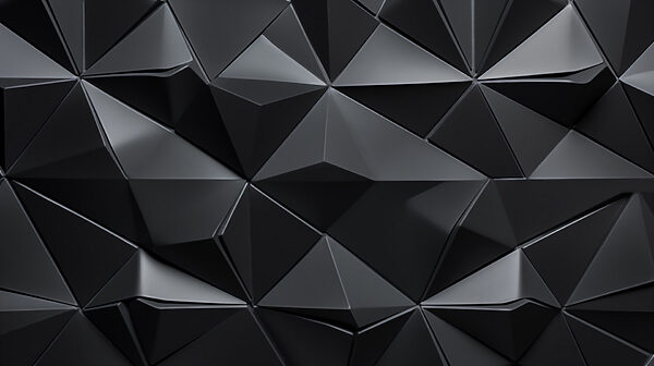 Padrão triangular preto e cinzento Padrão triangular preto e cinzento