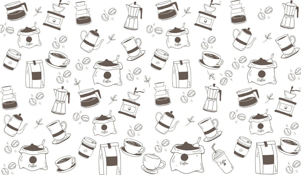 Padrão de café e chá Padrão de café e chá