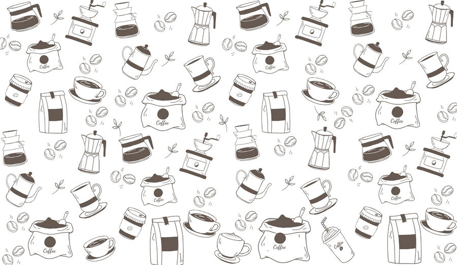 Padrão de café e chá Padrão de café e chá