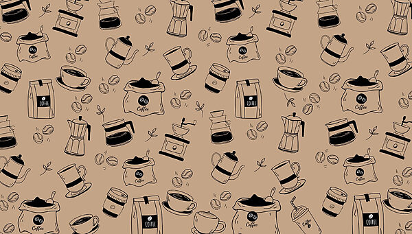 Padrão de artigos de café Padrão de artigos de café