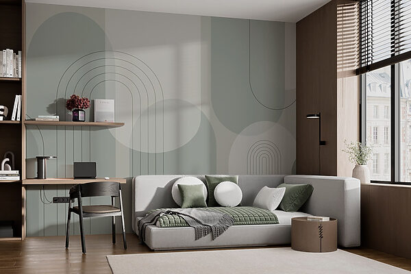 Fundo cinzento e branco com linhas e círculos Fundo cinzento e branco com linhas e círculos