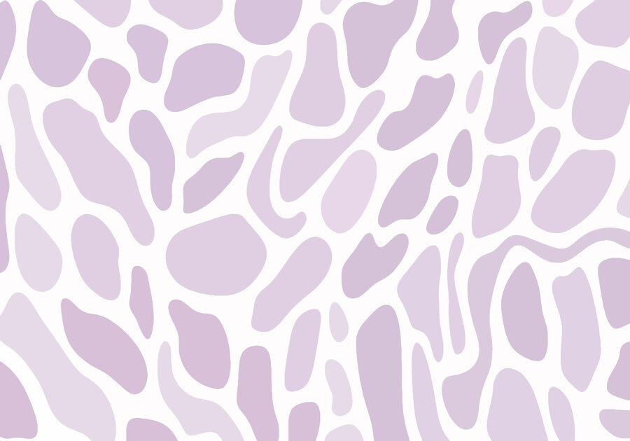 Padrão roxo e branco
